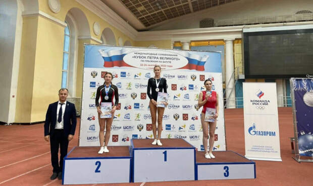 Ямальские батутисты привезли награды с международных соревнований в Санкт-Петербурге