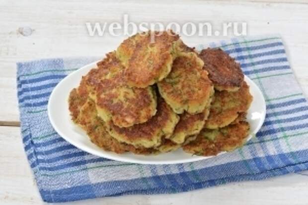 Рыбные оладьи готовы.