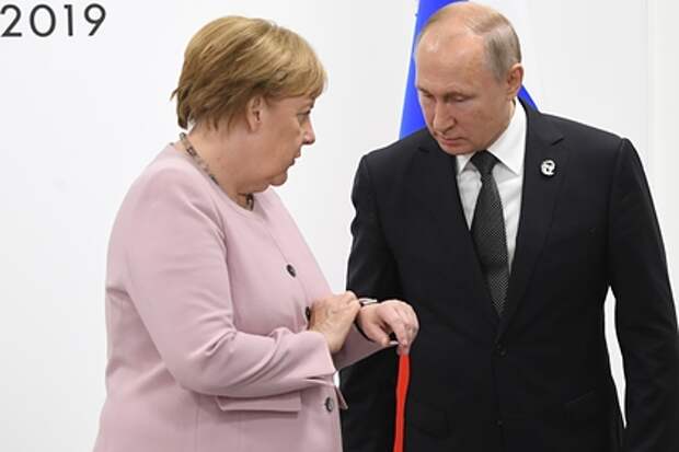 Ангела Меркель и Владимир Путин