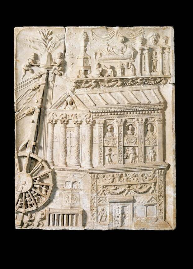 Рельеф гробницы Гатерия (Иллюстрация из открытых источников)