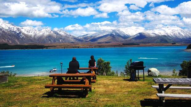 NewPix. ru - Удивительная красота озера Текапо в Новой Зеландии (Lake Tekapo)