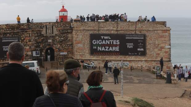 Nazare Portugal lighthouse surfing destination