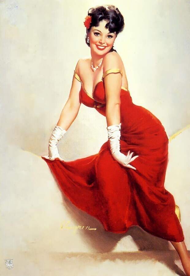 Pin-up — художник Джил Элвгрен