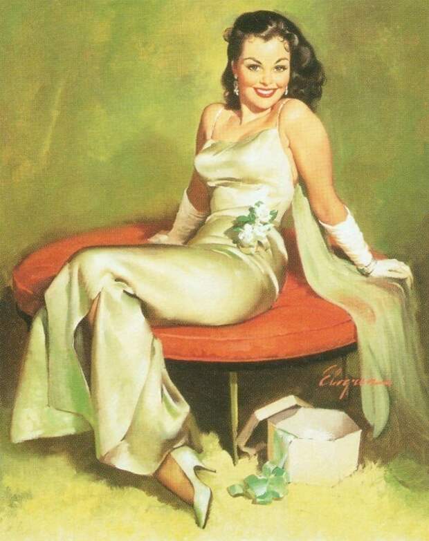 Яркие pin-up работы от художника Джила Элвгрена