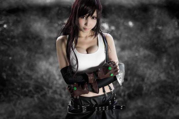 Тифа Локхарт (Final Fantasy VII) Косплей, азиатский косплей, Final fantasy, Final Fantasy VII, Tifa Lockhart, длиннопост