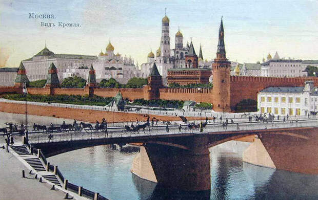 Вид на Кремль в 1910 году