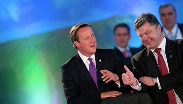 Порошенко и Кэмерон обсудили вопрос сохранения санкций против России