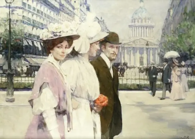 Художник Victor Guerrier (1893 – 1968). Нежная красота Парижа