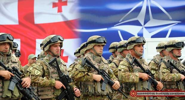 Военные учения Грузии и НАТО. Источник изображения: https://vk.com/denis_siniy