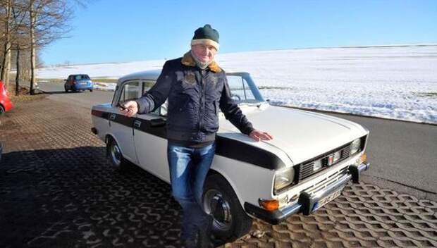Немецкий пенсионер проехал на советском «Москвиче» 1 млн километров за 40 лет