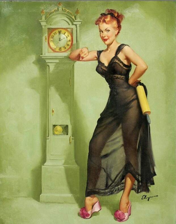 Яркие pin-up работы от художника Джила Элвгрена