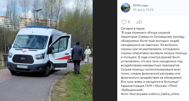 Мертвецы в сквере по Олонецкому оказались живыми