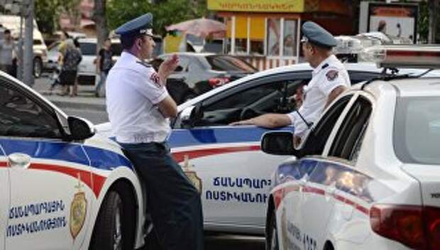 Полиция в Армении. Архивное фото