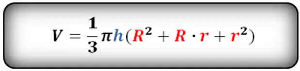 Формула объема s h