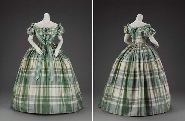 Вечернее платье, ок. 1859-60. (с)  Из коллекции Музея изящных искусств (Бостон)