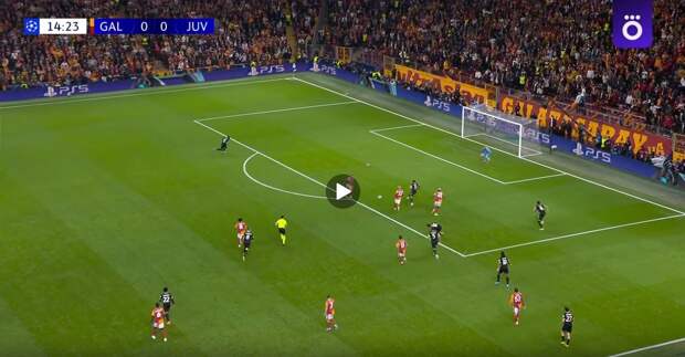 «Галатасарай» — «Ювентус». Видеообзор одного из самых громких поражений туринцев в еврокубках