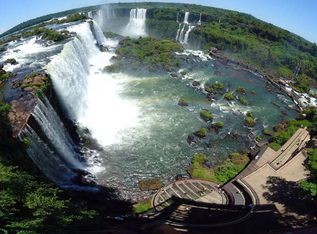 Panorama-of-Iguazu-Waterfalls