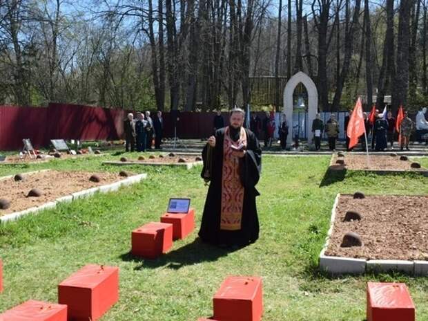 В Тверской области перезахоронили останки солдат