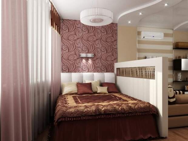 Дизайн спальни гостиной