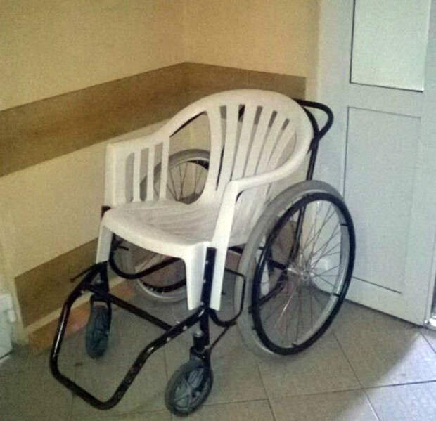 Инвалидное кресло.