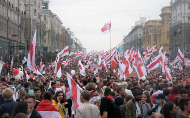 Протесты в Беларуси против Лукашенко