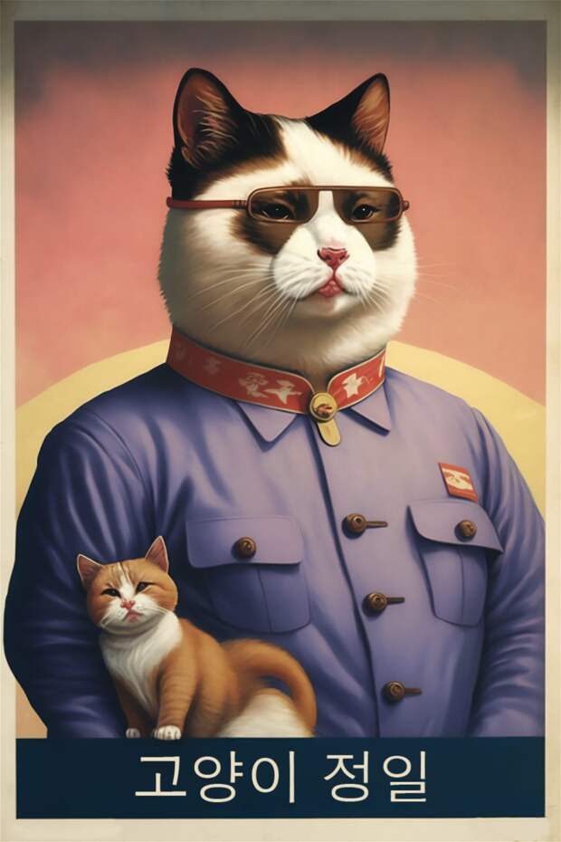 Кот Ким Чен Ын