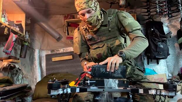 Командир взвода рассказал о работе операторов FPV-дронов «Упырь»