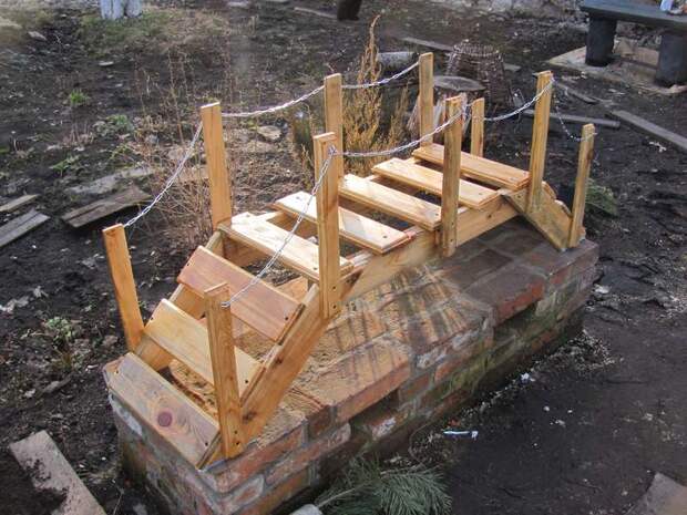 Декоративной мостик своими руками