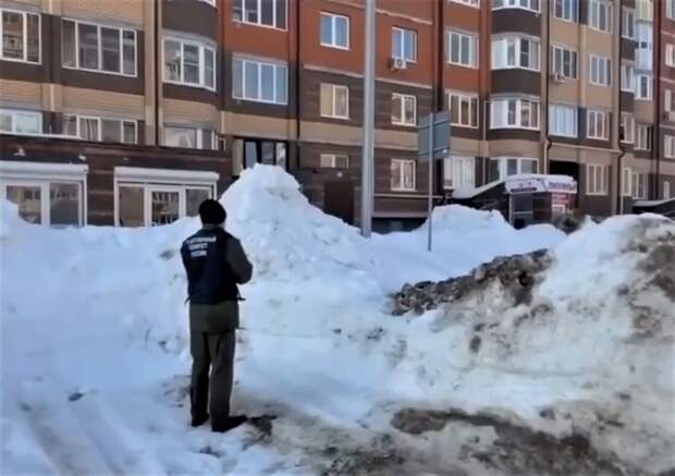 В Марий Эл на девочку с крыши здания упали наледь и снег