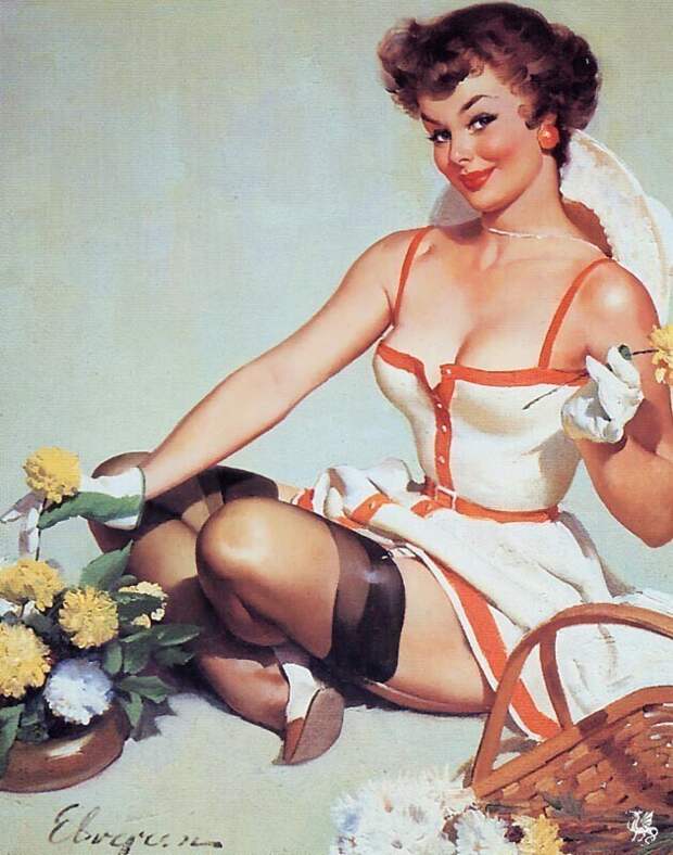 Pin-up — художник Джил Элвгрен