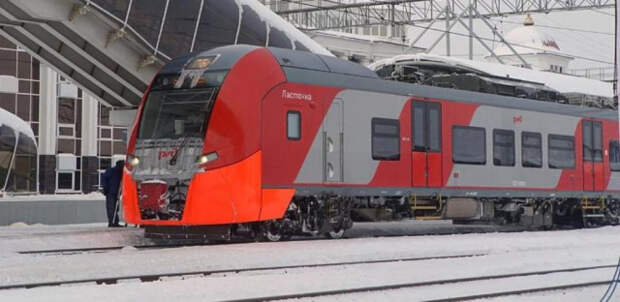 В Самарской области был замечен элитный электропоезд