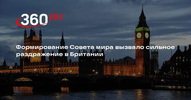 Посол Келин: появление Совета мира разозлило британское руководство