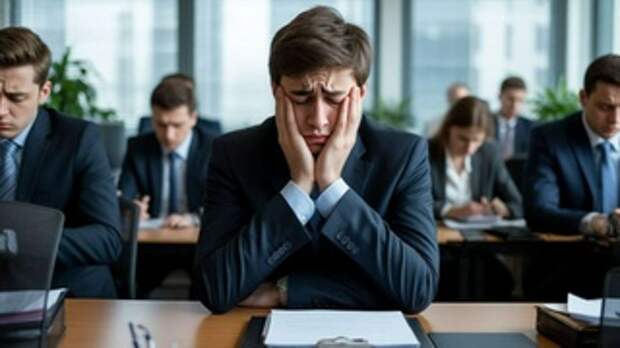 Грустные и уставшие люди / Изображение сгенерировано YandexGPT 5 Pro / amic.ru