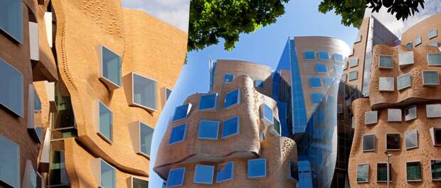 Причудливая форма здания Технологического университета Сиднея архитектора Фрэнка Гери