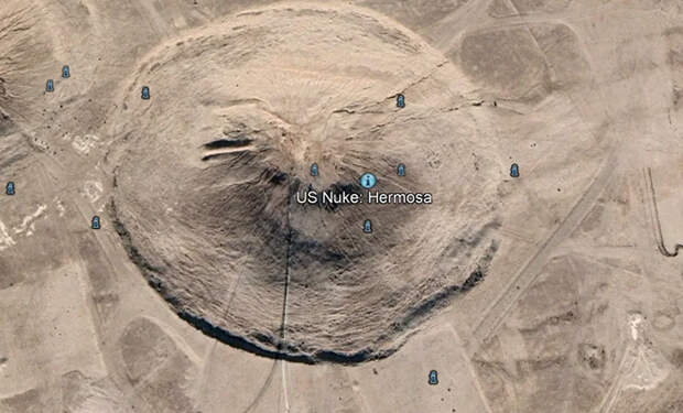 Спутниковый археолог нашел в Зоне 51 подземный город и показал точку на карте