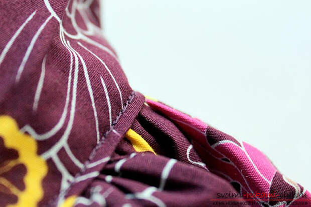 Пошив платья для дочки своими руками по инструкции с фото. Фото №23