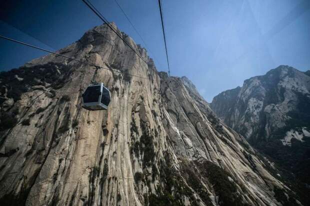 Канатная дорога Huashan, Китай. канатная дорога, мир, путешествия
