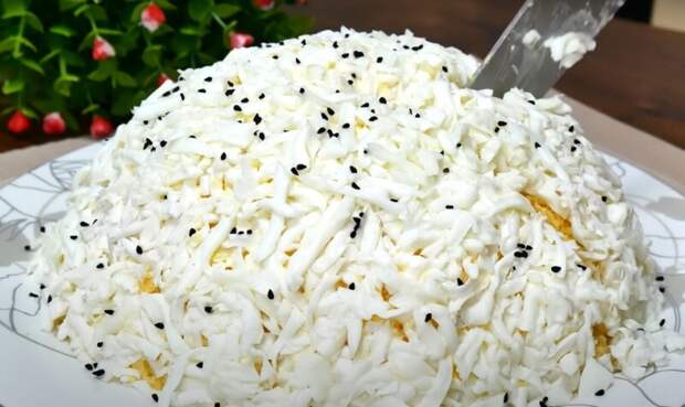 Все ищут его на столе. Красивый праздничный салат “Принцесса”