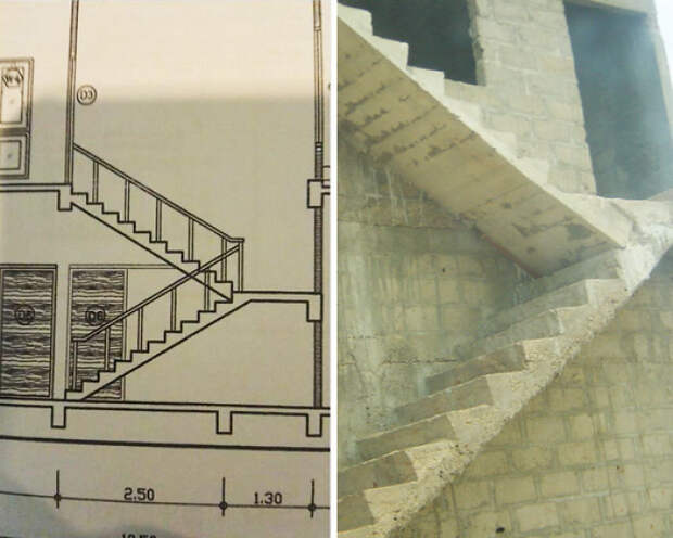 Built The Staircase Exactly As Designed, Boss