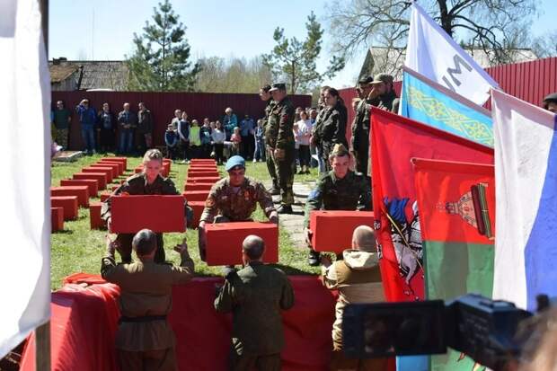 В Тверской области перезахоронили останки солдат