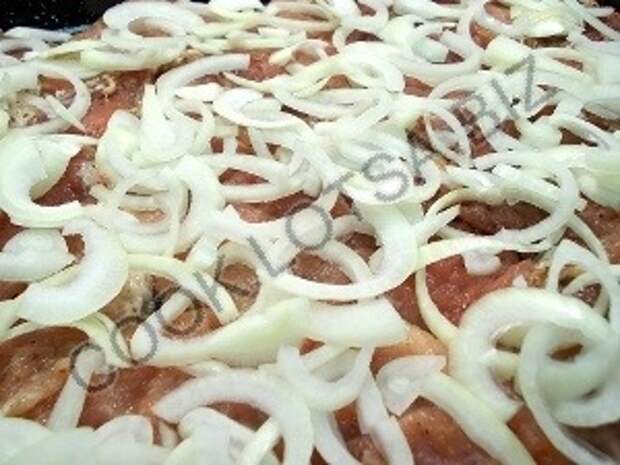 Мясо по-французски с грибами