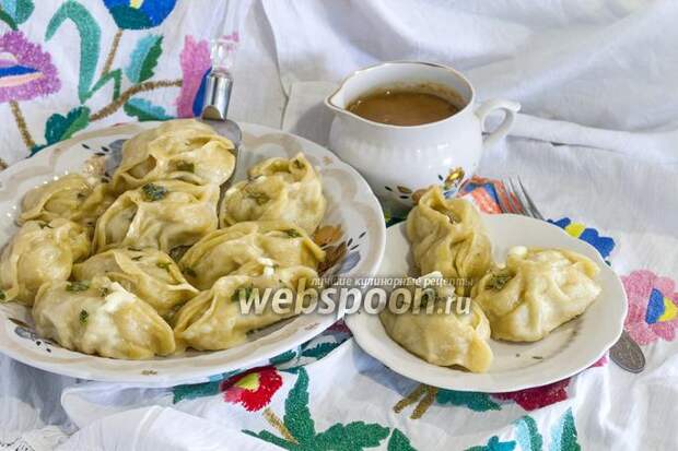 Фото Манты с бараньим фаршем