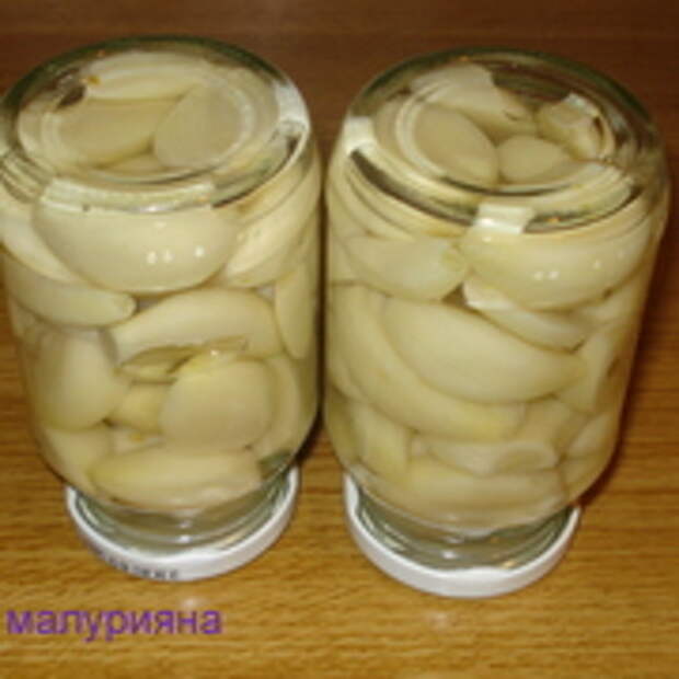 Маринованный чеснок.( Рецепт на зиму)