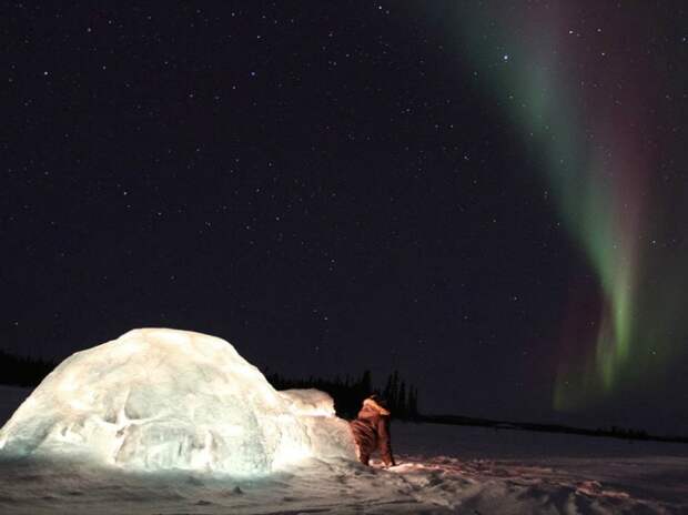 Почему иглу эскимосов не тают и не рушатся даже при плюсовой температуре внутри