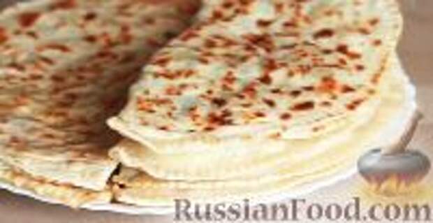 Фото к рецепту: Кутабы (лепешки без дрожжей) с картофелем и тыквой