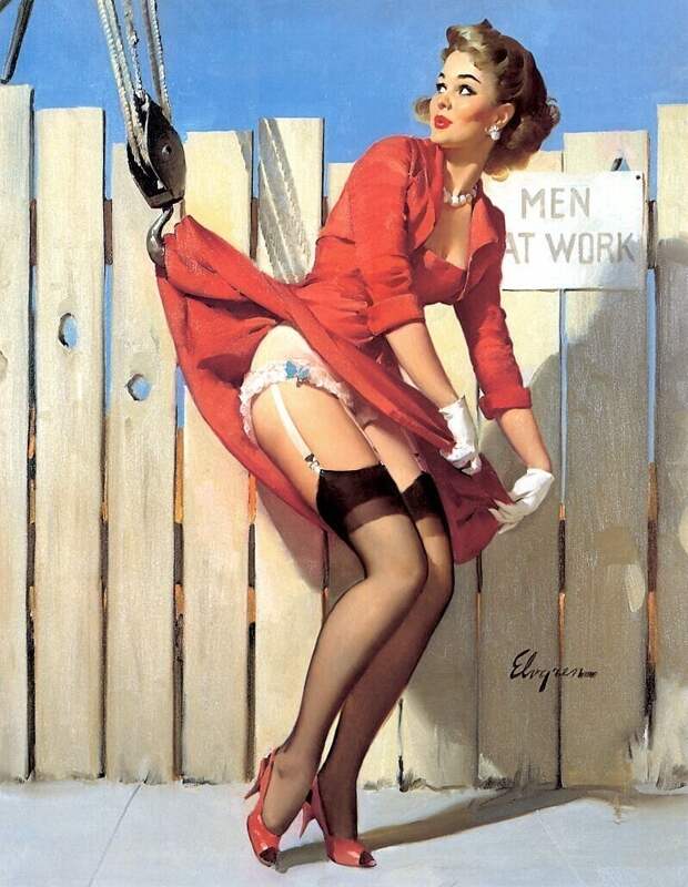 Pin-up — художник Джил Элвгрен