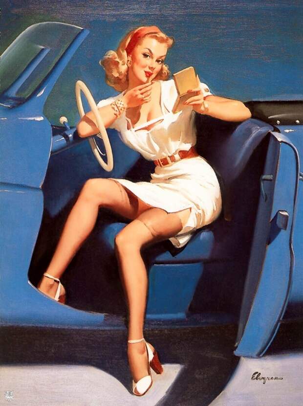 Pin-up — художник Джил Элвгрен