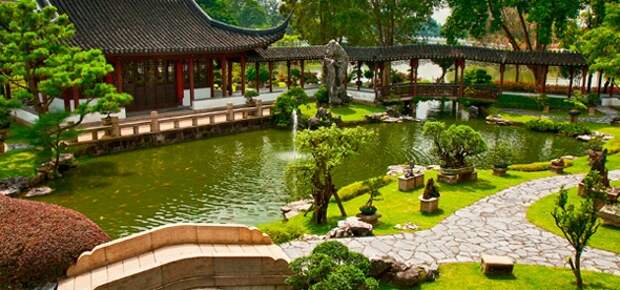 Китайский и Японский сады