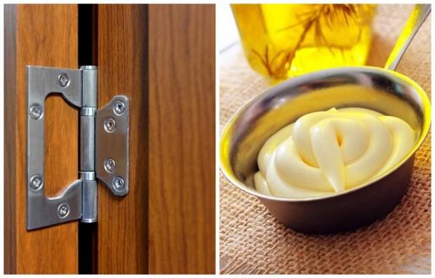 Майонез помогает избавиться от скрипа дверей Майонез помогает избавиться от скрипа дверей