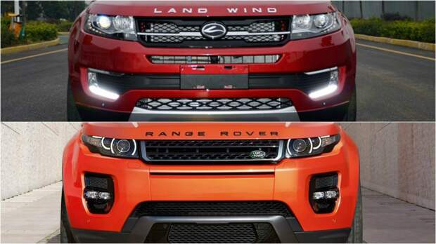 Китайская компания Landwind скопировала Range Rover Evoque фото